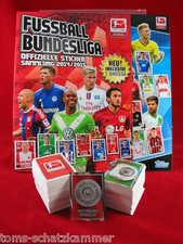 Topps Bundesliga 13/14 + 14/15 alle 2 Sätze komplett + Album Sticker Penny Markt