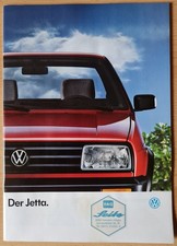 Prospekt VW Jetta  -   Ausgabe August 1989