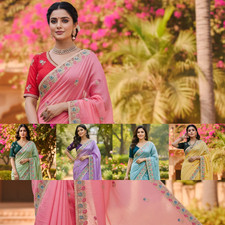 Weich Gold Crush Lilan Saree