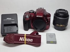 Nikon D3300 mit AF-S 18-55mm VR II Objektiv Kit, mit erst 451 Auslösungen