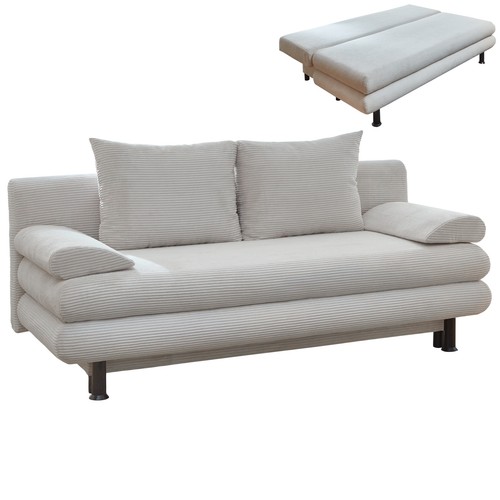 Schlafsofa natur cord - -,