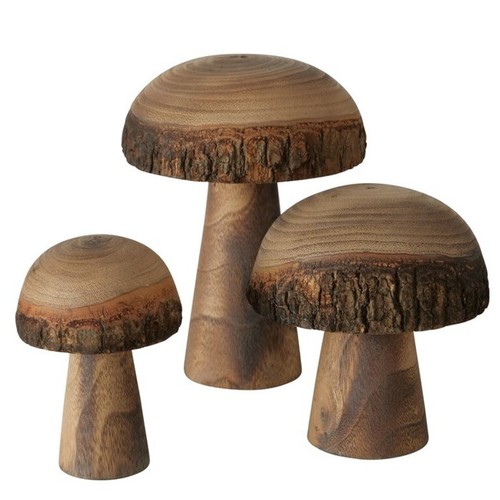 3teilig dekoaufsteller pilz - dekoaufsteller,