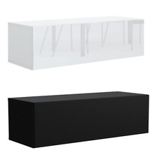 TV Hängeschrank Schwarz Weiß