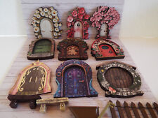 Wichteltür Wichtel Fee Zubehör Miniatur Leiter Türen Bank Minigarten Puppenhaus