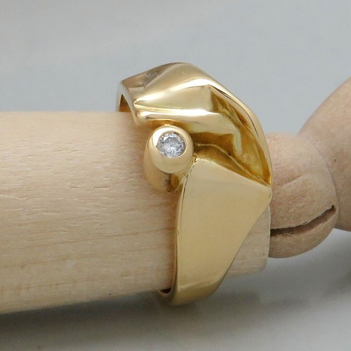 Ring gold damen - damen, 0,05ct
