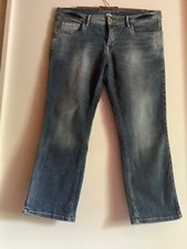 Tom Tailor Damen 7/8 Jeans Größe 31 blau Baumwolle Stretch sehr guter Zustand