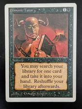 MtG | 1 x Demonic Tutor | Unlimited Edition | Magic the Gathering | Old School
