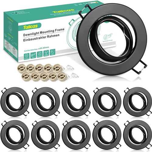 Led einbaustrahler set 10x - led-einbaustrahler-set:,