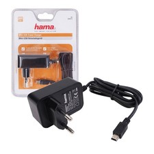 Hama Mini-USB Ladegerät Netzteil Netz-Lader Ladekabel für GPS Navi Navigation