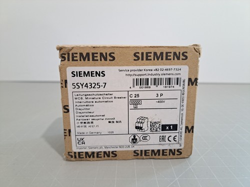 Siemens 5sy4325 - siemens, 5sy4325-7
