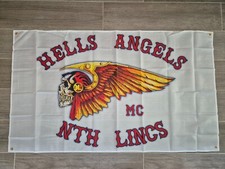 Biker Club HA Fan Fahne Banner Flagge Wandbehang Partydeko ca. 90x150 cm