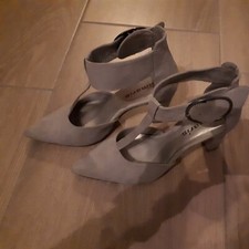Tamaris Spangenpumps, Größe 37, grau