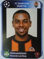 Panini 506 Fernandinho Shakhtar Donetsk UEFA CL 2010/11