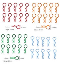 10x RC Karosserieklammern