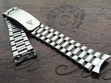 Dugena 18mm Vintage Stahl Band (  Überlang 19cm )