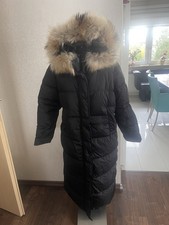 Max Mara Weekend Daunenmantel Lang Echtfellkapuze