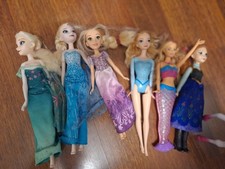 Barbie / Anna & Elsa / Rapunzel Konvolut / Sammlung aus 6 Puppen plus Pferd