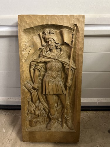 Holz relief bild heiliger - bild,