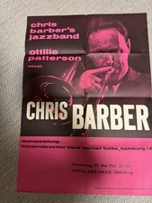 Plakat Chris Barber mit Ottilie Patterson Konzert von 1961