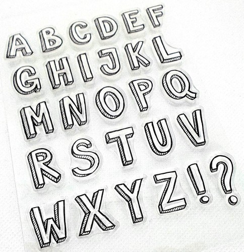 Silikonstempel abc z - abc, a-z