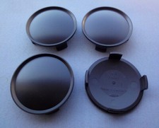 4x Nabenkappen Felgendeckel 74,5 mm  71,5 mm schwarz für Alufelgen  N12 S
