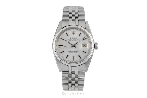 Rolex datejust silver dial - rolex,
