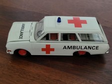 Krankenwagen Modell Ehri (DDR) Opel Rekord Kombi Ambulance Blech