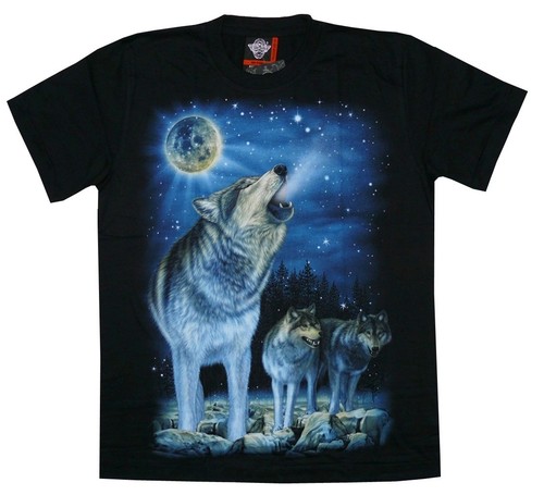 Shirt wolf heulend - wolf, wölfe