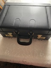 aktenkoffer leder schwarz