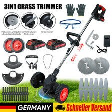 Akku Rasentrimmer mit 2 Akkus