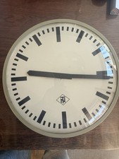 Telefonbau Wanduhr /