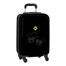 El Hormiguero Kabinenkoffer 20" Schwarz 20L Trolley 4 Rollen 34,5x55x20 cm