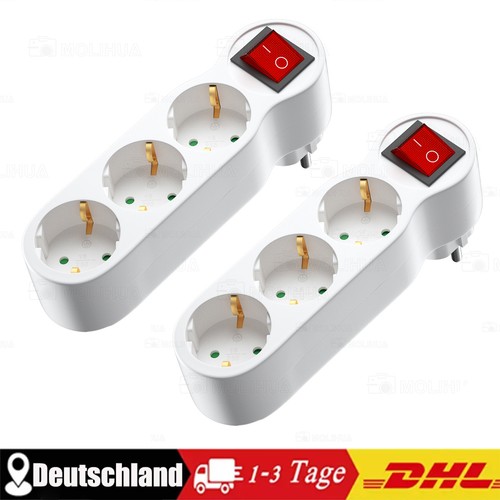 Fach steckdose - 3-fach,
