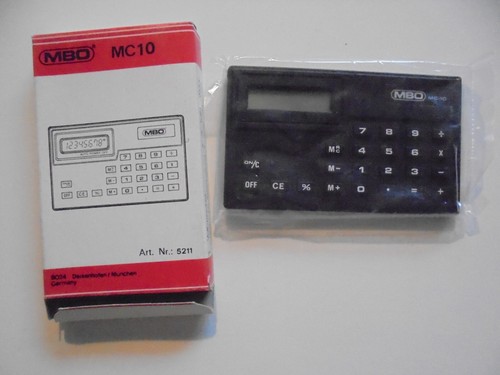 Alter taschenrechner mbo mc10 - taschenrechner,