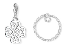 THOMAS SABO Armband mit Ornament Cleeblatt  Anhänger R5-W28974 Sterlingsilber