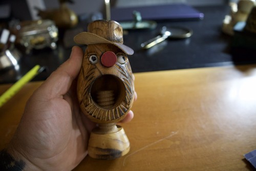 Vintage nussknacker holz zwerg - nussknacker,