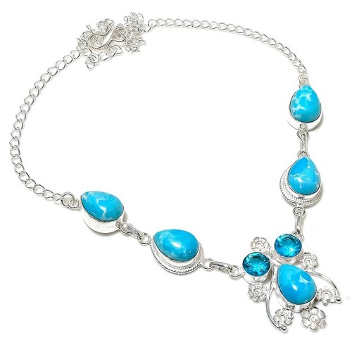 Handgefertigte blaue larimar - handgefertigte,