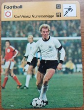 Editions Rencontre Lausanne 1978 Fußball Sammelkarte Bayern München Rummenigge
