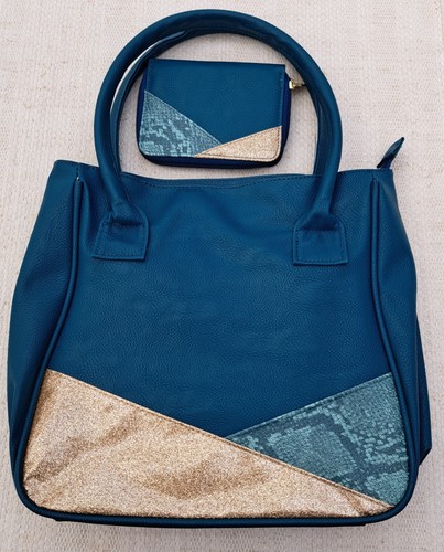 Handtasche blau petrol - blau/,