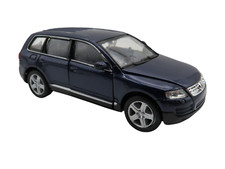 Modellauto Welly VW Touareg Dunkelblau Nr. 42350
