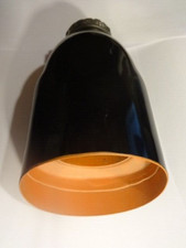 GMR-Auspuffblende oval schwarz PKW Fahrzeuge mit 42mm Ø Endrohr Oldtimer UN4287