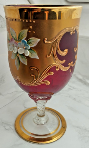 Bohemia weinkelch gold u - bohemia, gold-