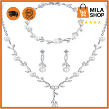 Hochzeitsschmuckset Silber