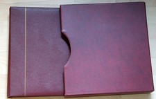 Safe Ringbinder mit Schuber, 14 Ringe weinrot