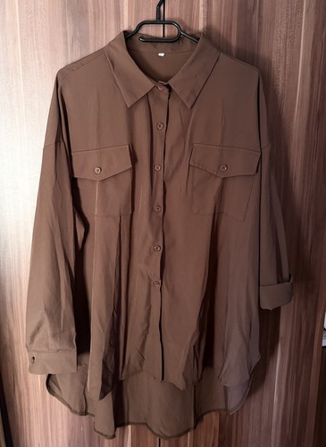 Vokuhila bluse hemd - gr, 2xl