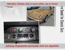 für Porsche 911 G-Modell 1981 1982 Oldtimer Auto Radio DAB+ UKW Bluetooth AUX-in