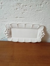 Servierplatte rechteckig weiß