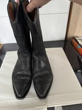 Sancho Boots 36 Schwarz Westernstiefel Leder