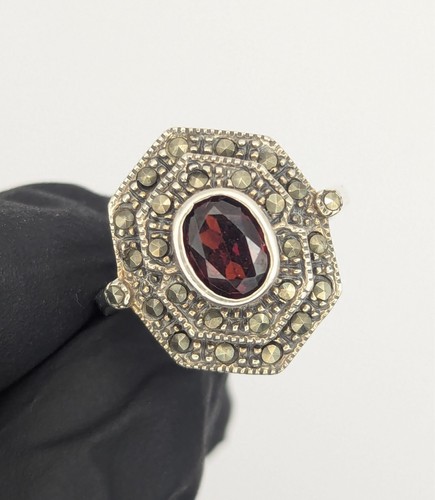 Vintage 925 silber ring mit - silber,