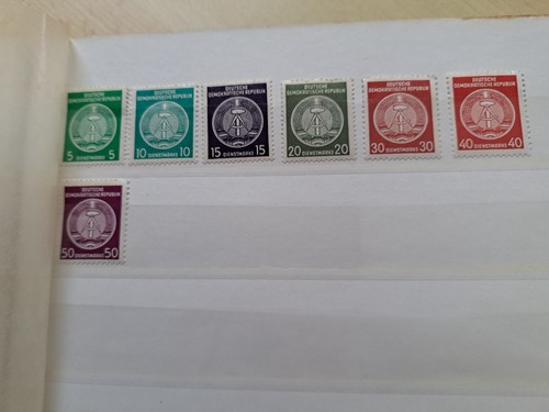 Briefmarken ddr dienstmarken - briefmarken,